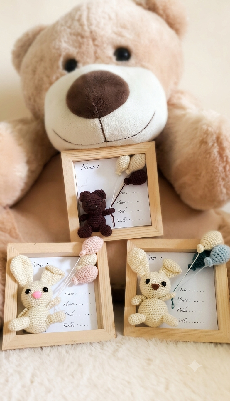 Cadre personnalisé naissance