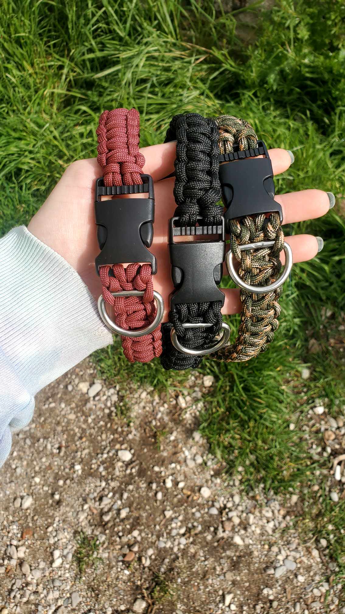 Collier pour chien en paracorde sur mesure