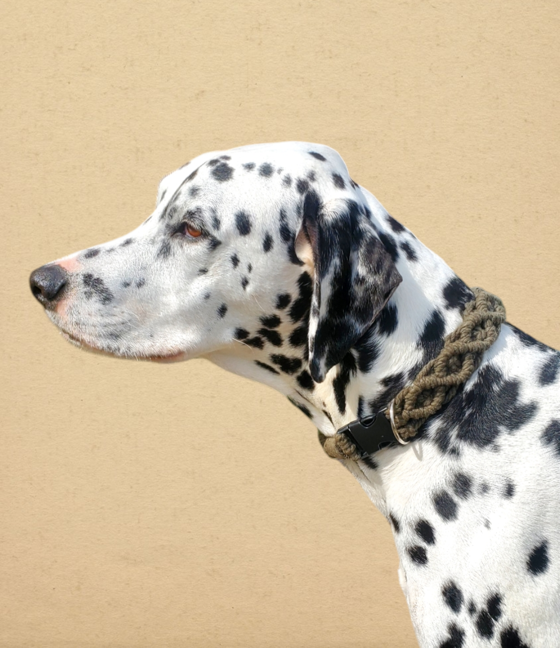 Collier en macramé (coton) sur mesure