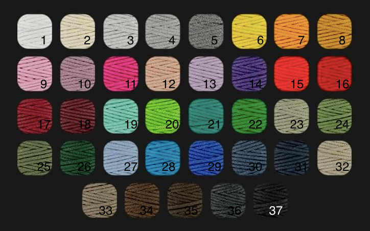 Collier en macramé (coton) sur mesure